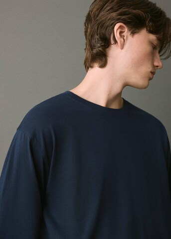 MANGO TEEN Schlafanzug 'Chris' in Blau