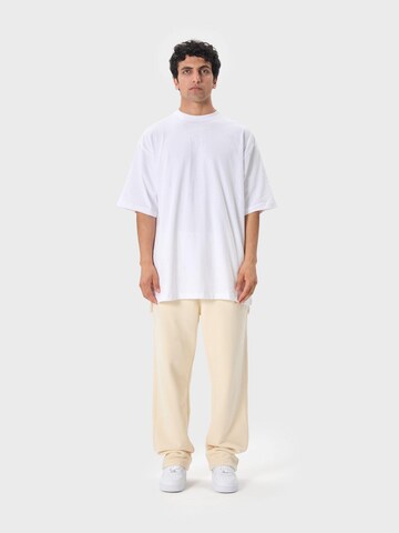 Ossy Homer Loosefit Sporthose '450 GSM Heavy Cotton' in Beige