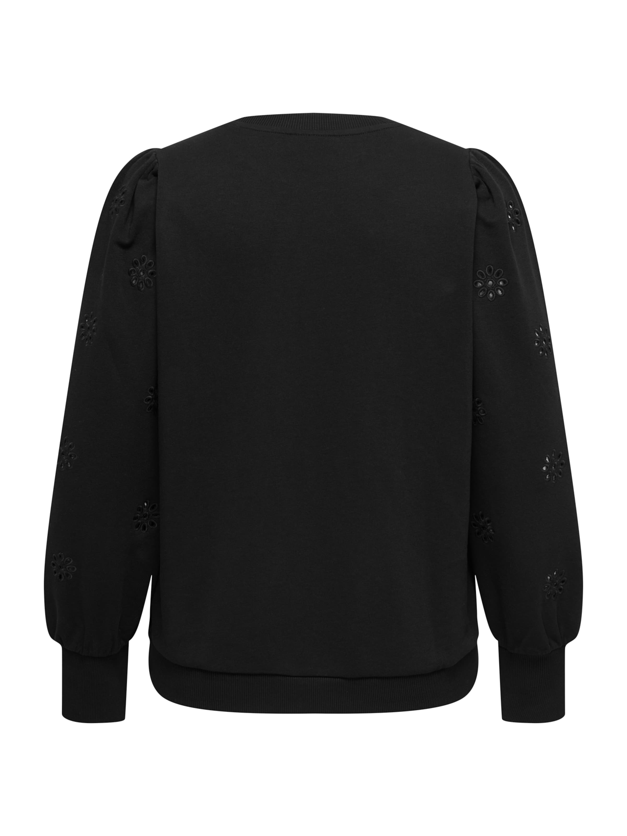 ONLY Carmakoma Μπλούζα φούτερ 'CARFemme' σε μαύρο