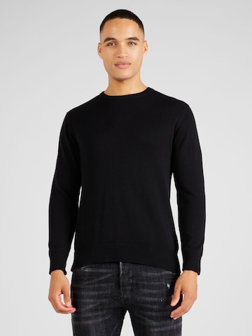 MELAWEAR Пуловер 'HIMAL' в черно: отпред