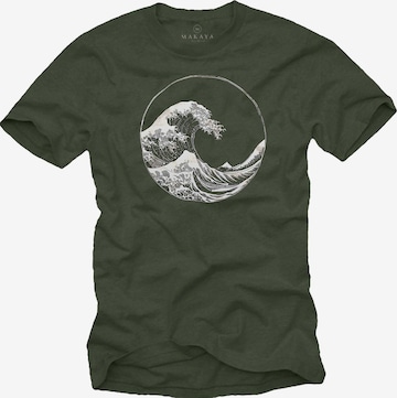 MAKAYA Shirt in Grün: Vorderseite