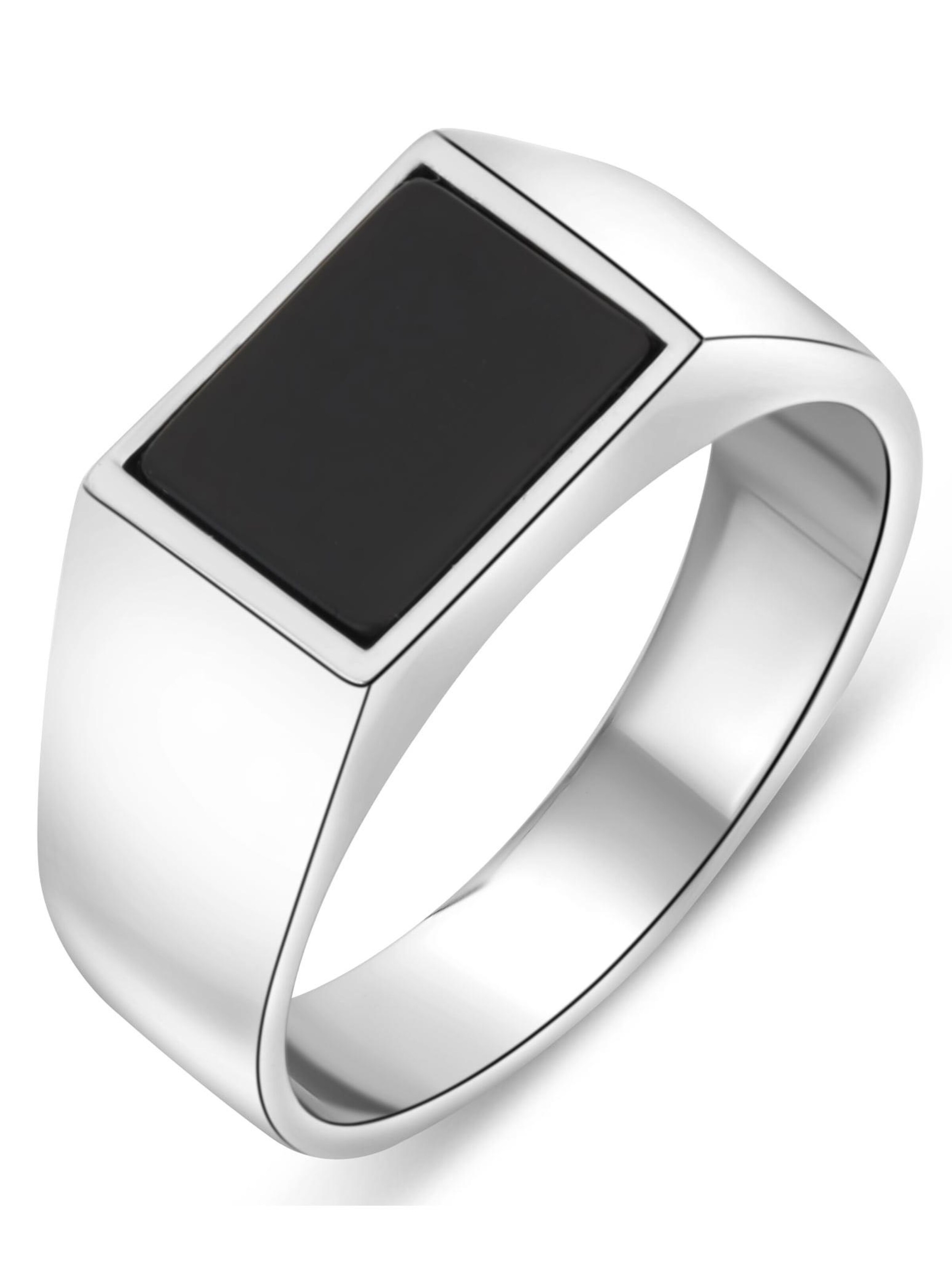Tony Fein Ring 'Onyx'‌‌‌‌‌‌‌ in Mischfarben: Vorderseite