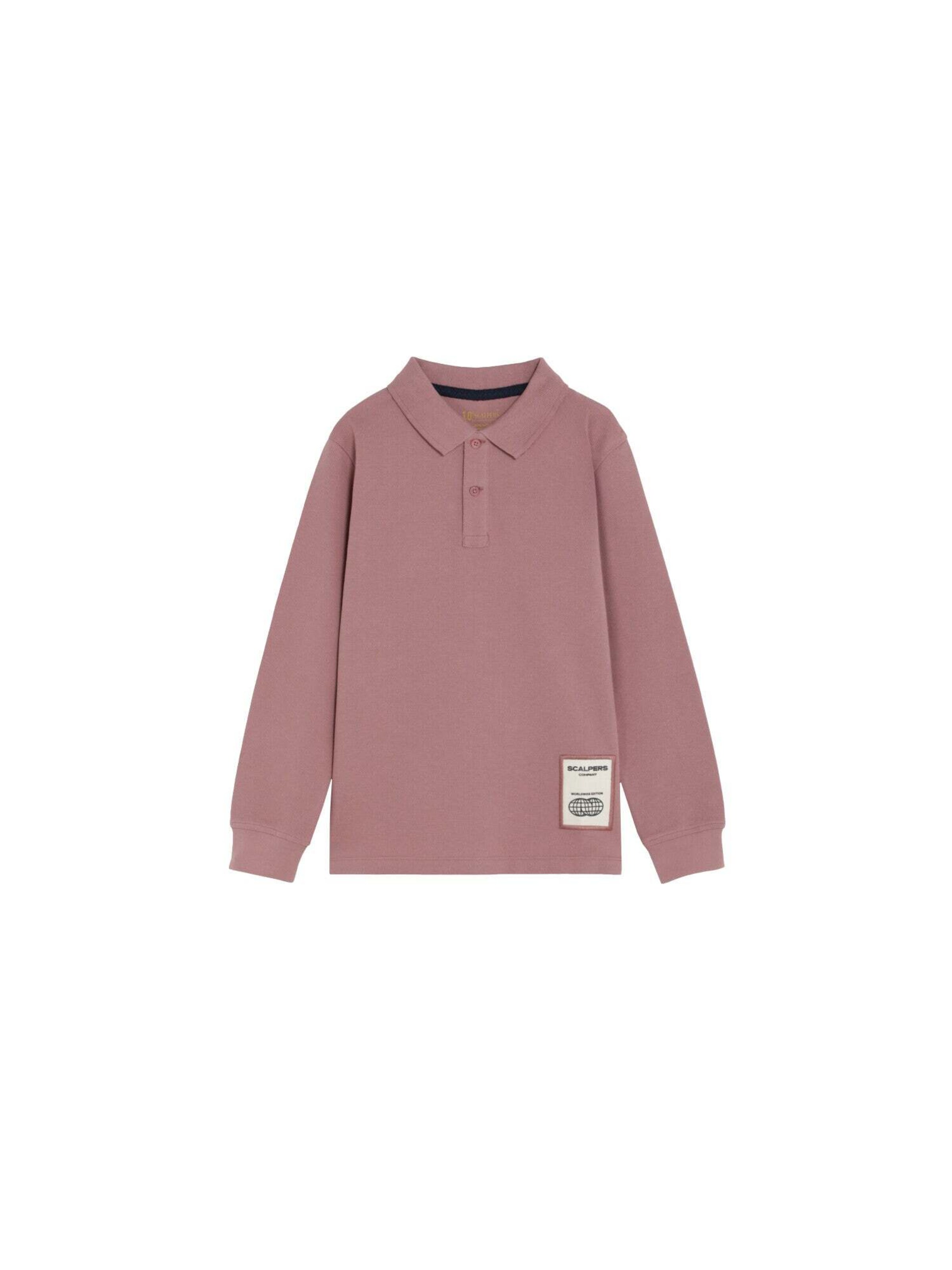 Scalpers Chemise en 98-104 en rouge, Vue avec produit