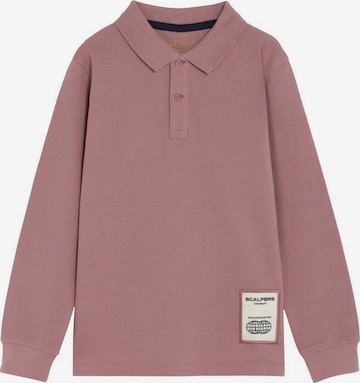 Coupe regular Chemise Scalpers en rouge : devant