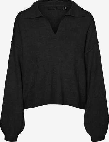VERO MODA Пуловер 'LUCI' в черно: отпред