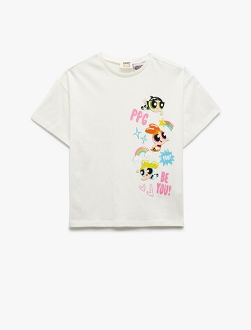 Koton T-Shirt in Beige: Vorderseite