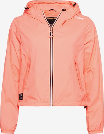 Superdry Between-Season Jacket in Orange: front