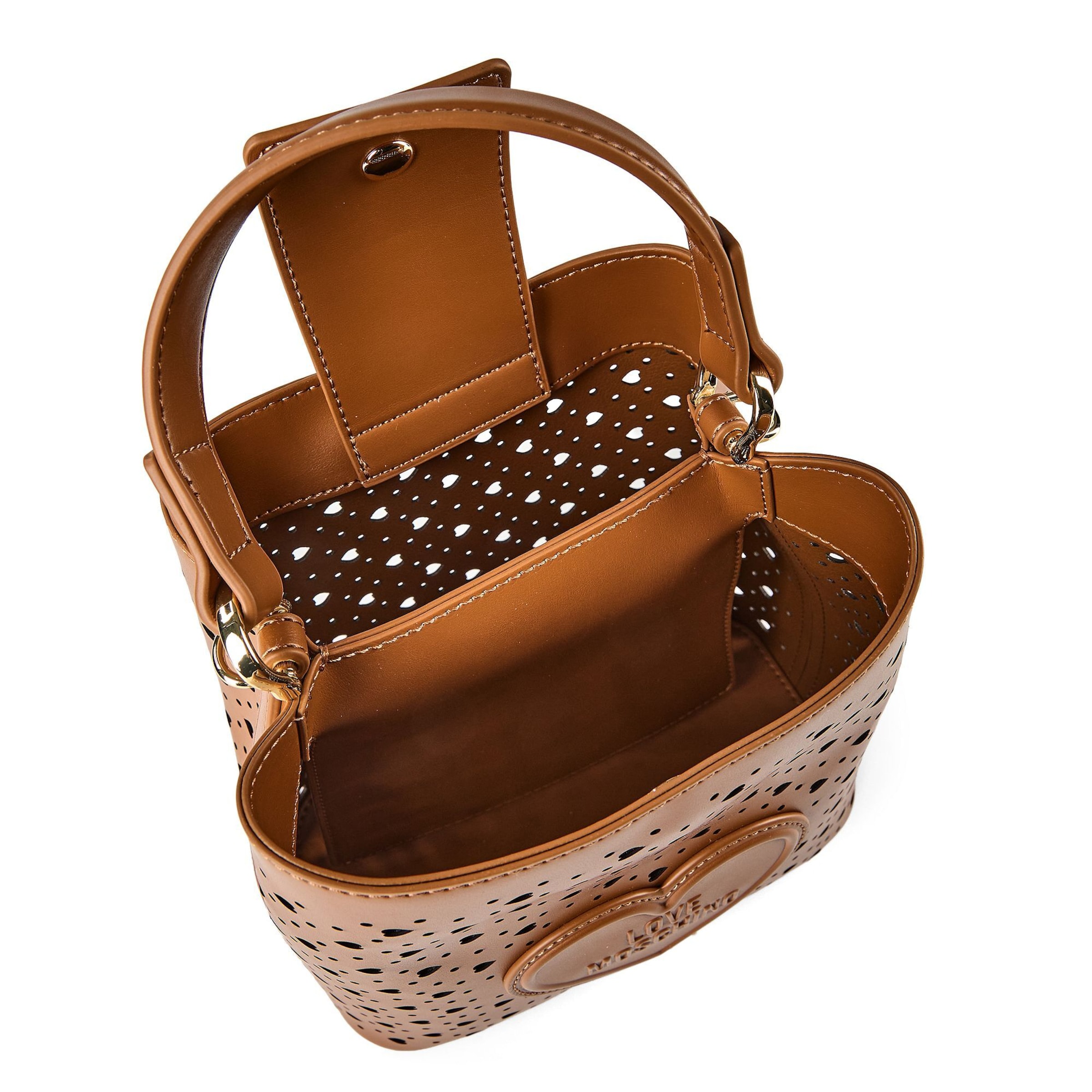 Love Moschino Schoudertas in Bruin
