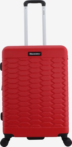 Discovery Suitcase 'REPTILE' in Red: front