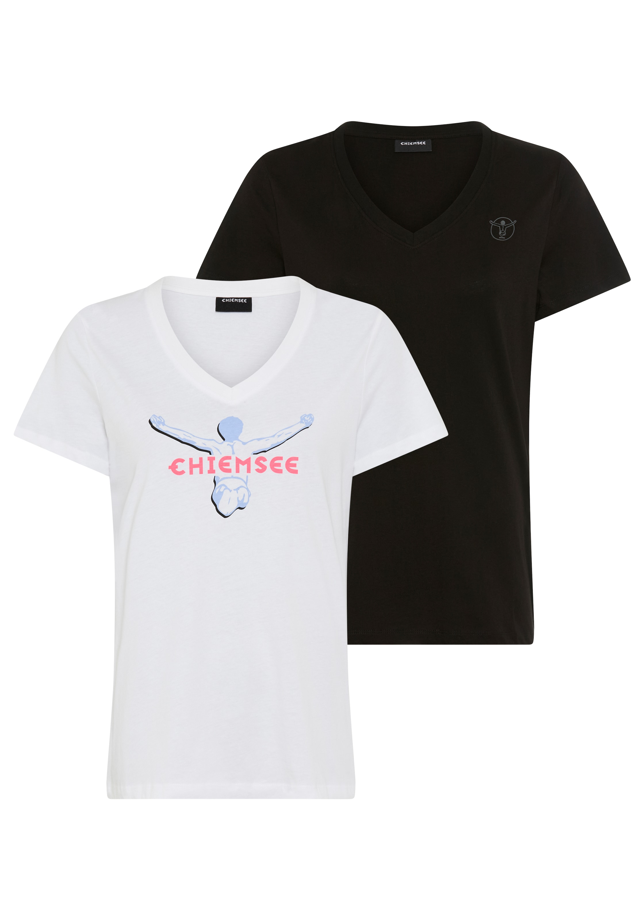 CHIEMSEE T-Shirt in Schwarz: Vorderseite