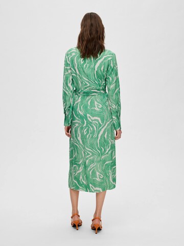 Selected Femme Curve Dress 'SIRINE' in Green