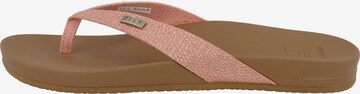 REEF Beach & Pool Shoes 'Cushion' in Pink: front