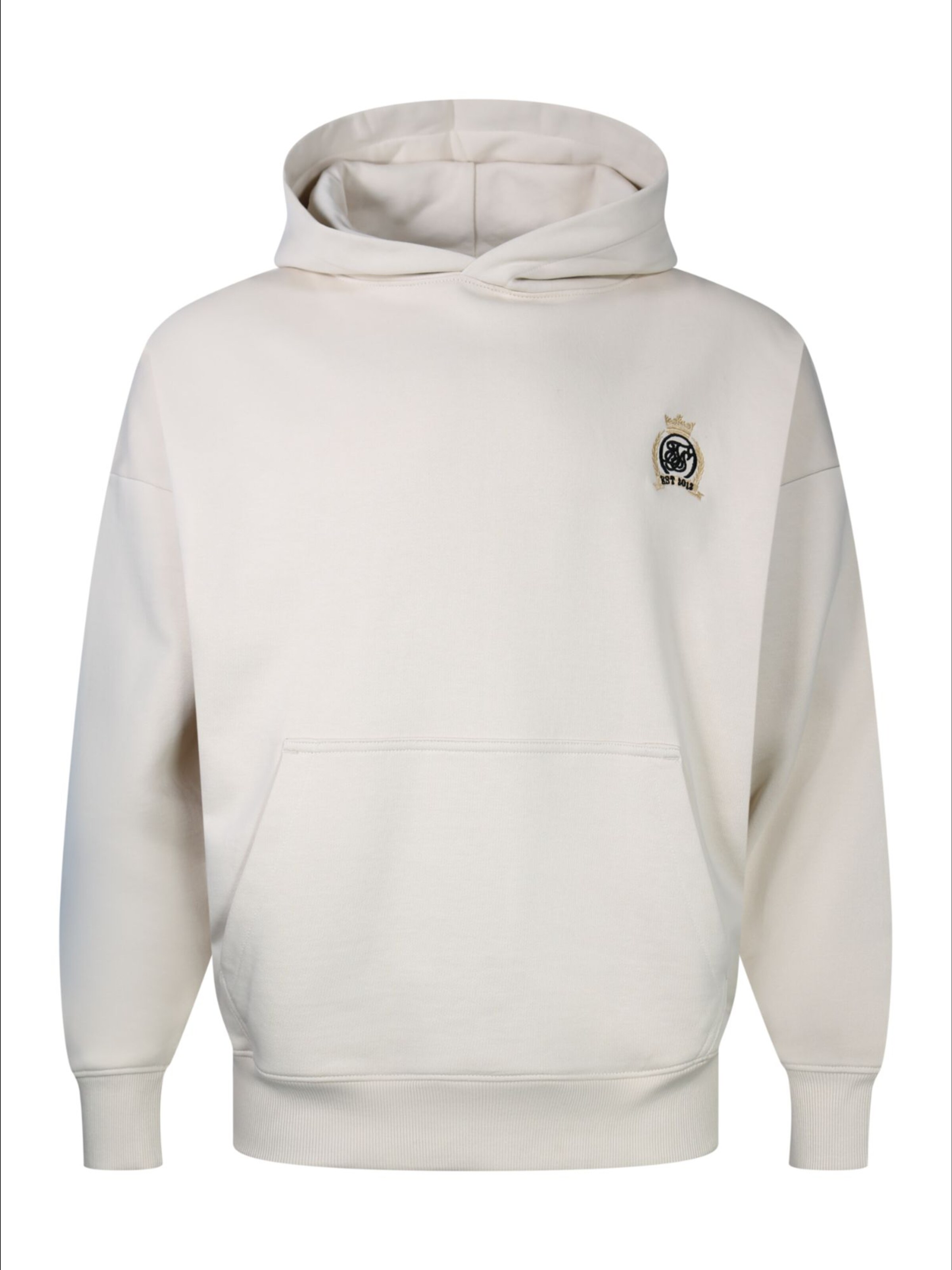 Felpa di SikSilk in beige: frontale