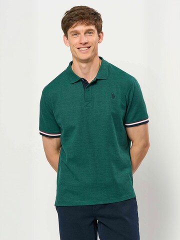 U.S. POLO ASSN. Regularny krój Koszula ' UMMeo ' w kolorze zielony: przód