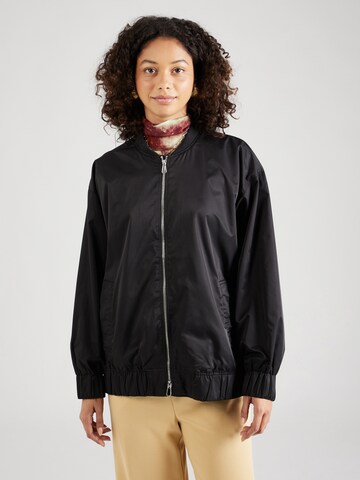 TOM TAILOR DENIM Between-season jacket in Black: front