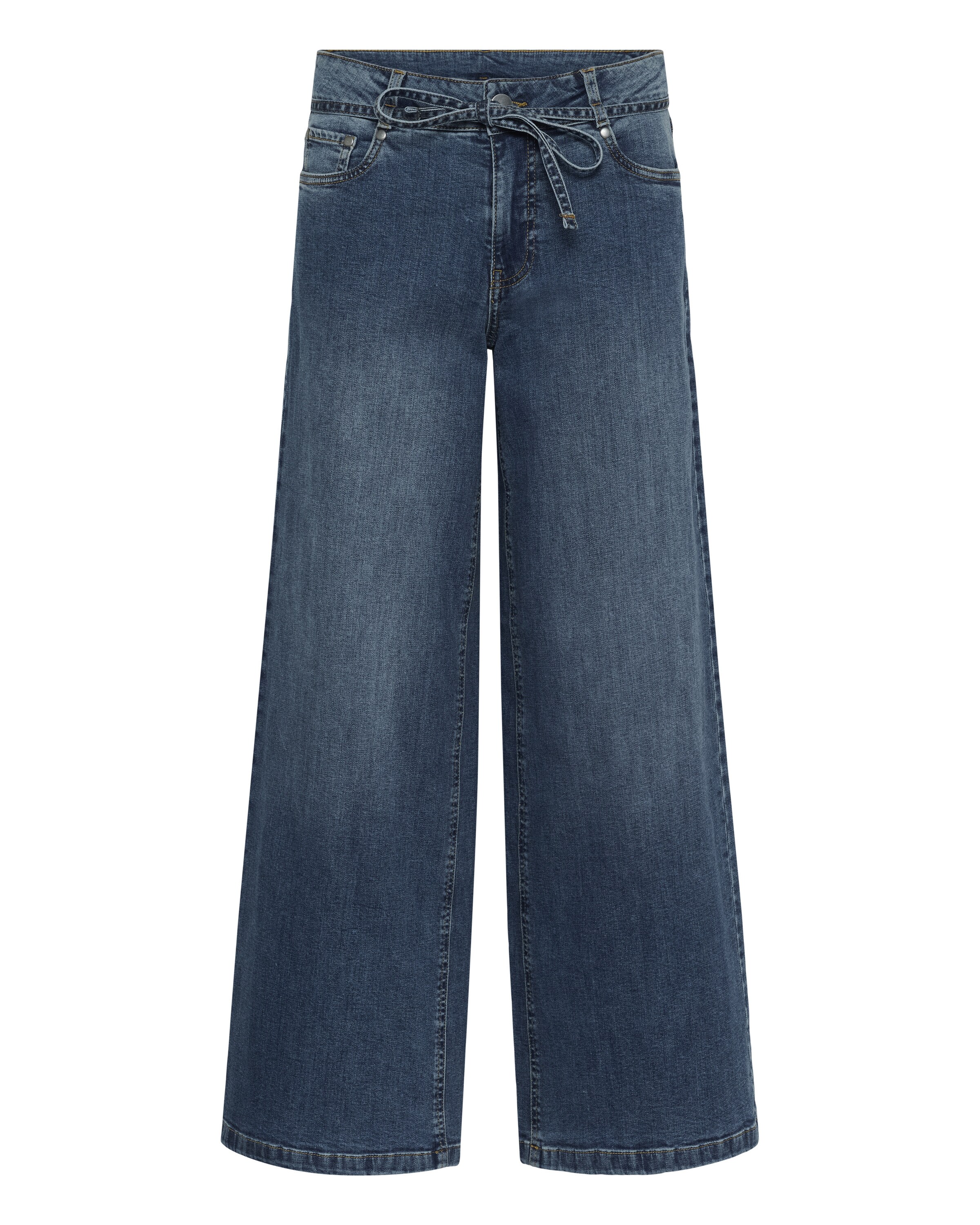 CULTURE Tapered Jeans 'Tali Ami' i blå: forside