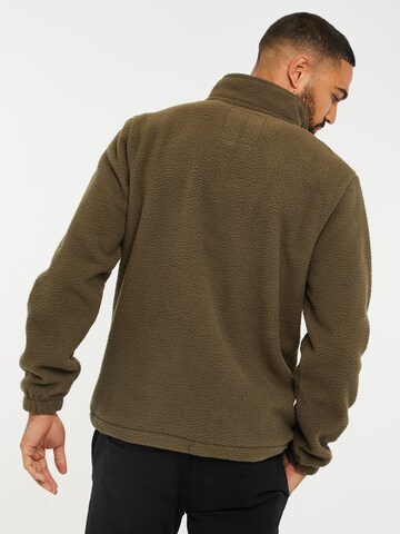 Threadbare Sweatshirt 'Borg' in Grün