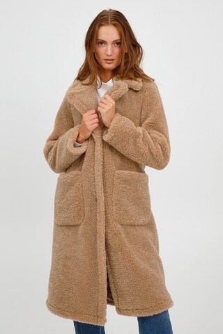 b.young Tussenmantel 'BYCANTO COAT' in Bruin: voorkant