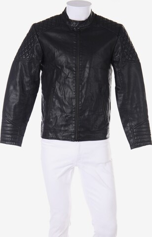 JACK & JONES Kunstlederjacke S in Schwarz: predná strana