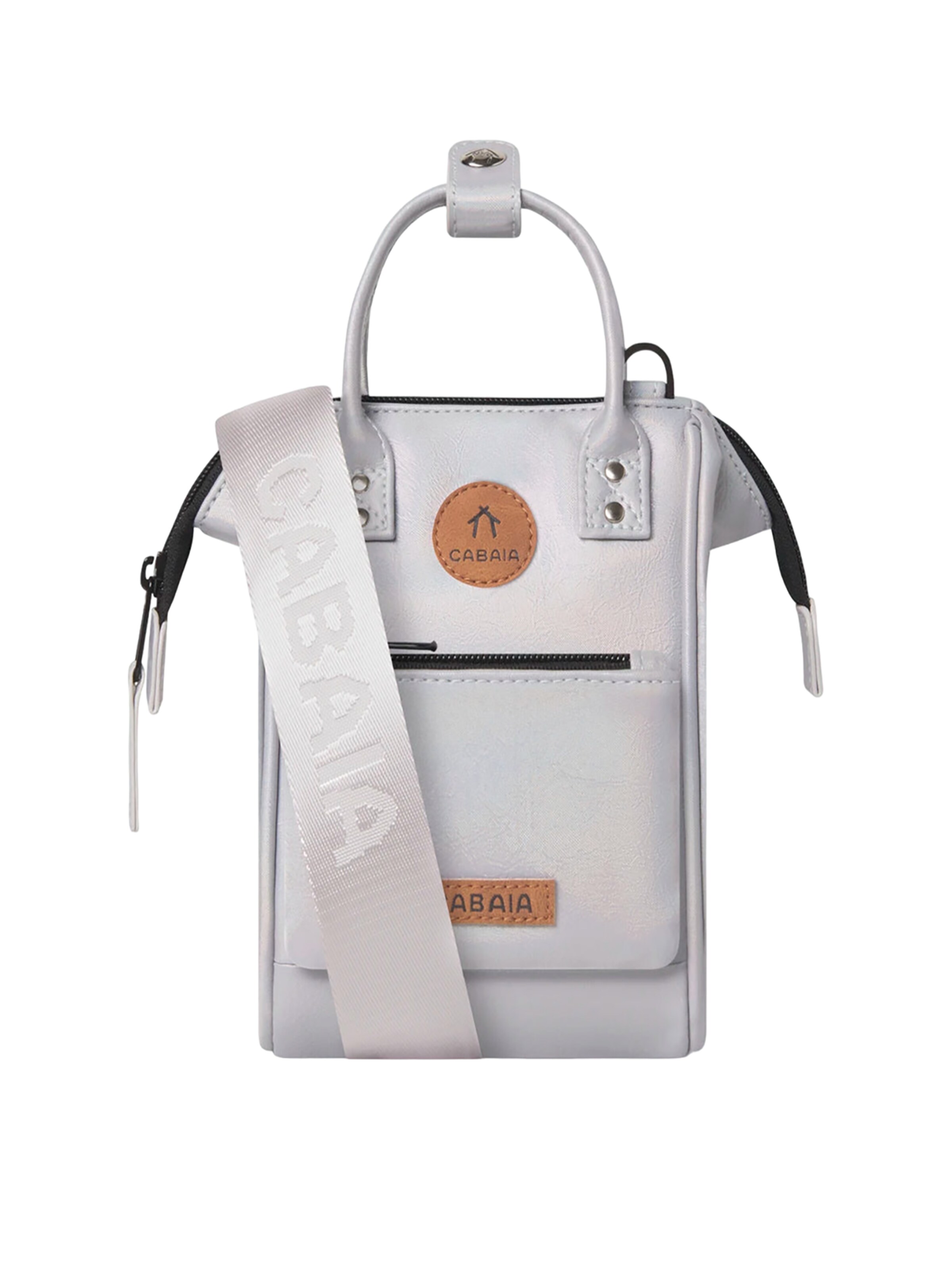 Cabaia Crossbody Bag 'Rennes' in Silver: front