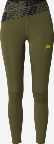Pantalon de sport new balance en vert : devant