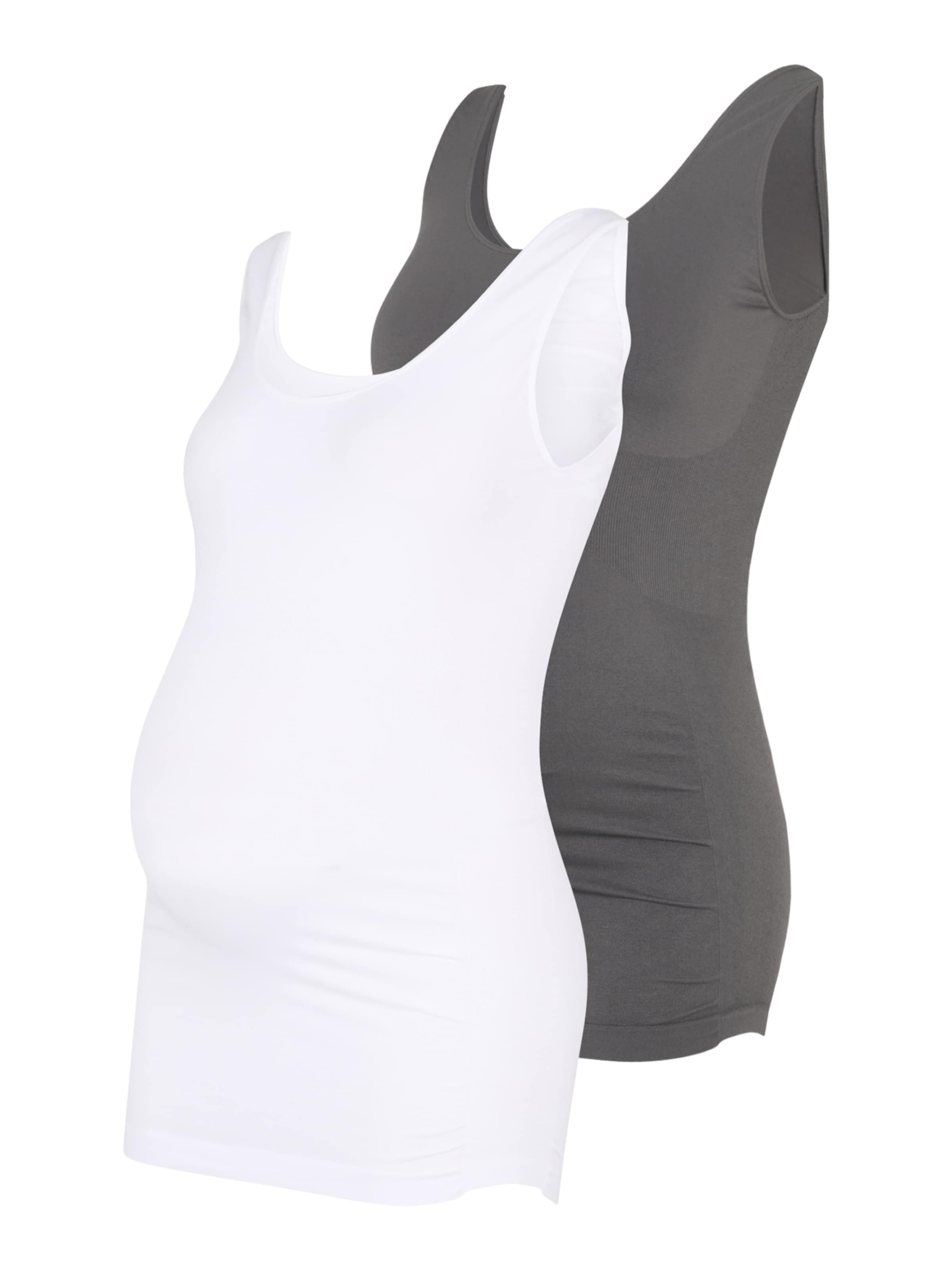 MAMALICIOUS Top sportowy &#x27;MLHEAL&#x27; w kolorze szary: przód