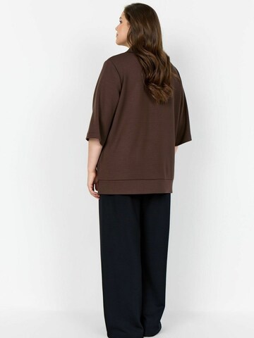 Pull-over ' WA-SEBINA 83 ' Wasabi Concept en marron