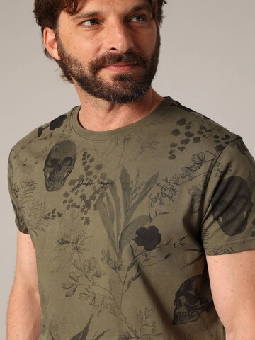 T-Shirt 'BOTANICAL' Deeluxe en vert