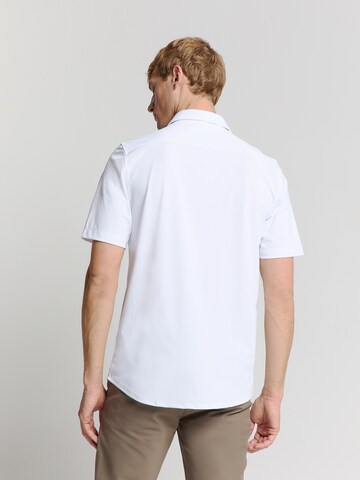 No Excess Regular Fit Hemd in Weiß