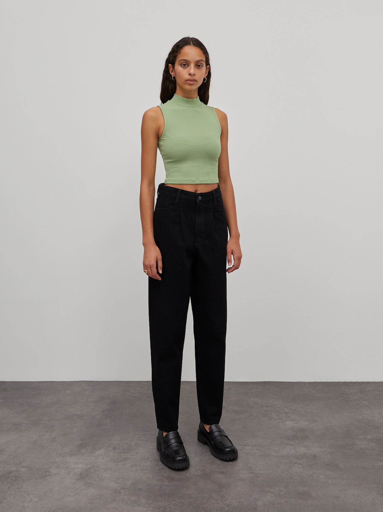 EDITED Produits Jean 'Rina' noir denim