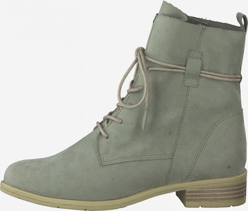 MARCO TOZZI Lace-Up Ankle Boots in Green