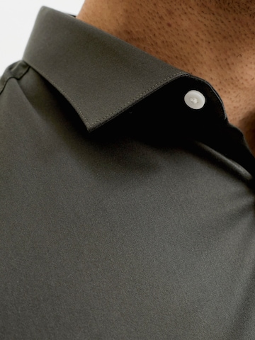 Jack & Jones Premium Πολύ εφαρμοστό Πουκάμισο 'JJPRPARMA' σε πράσινο