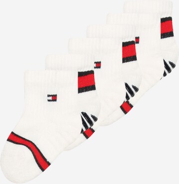 Chaussettes TOMMY HILFIGER en blanc : devant