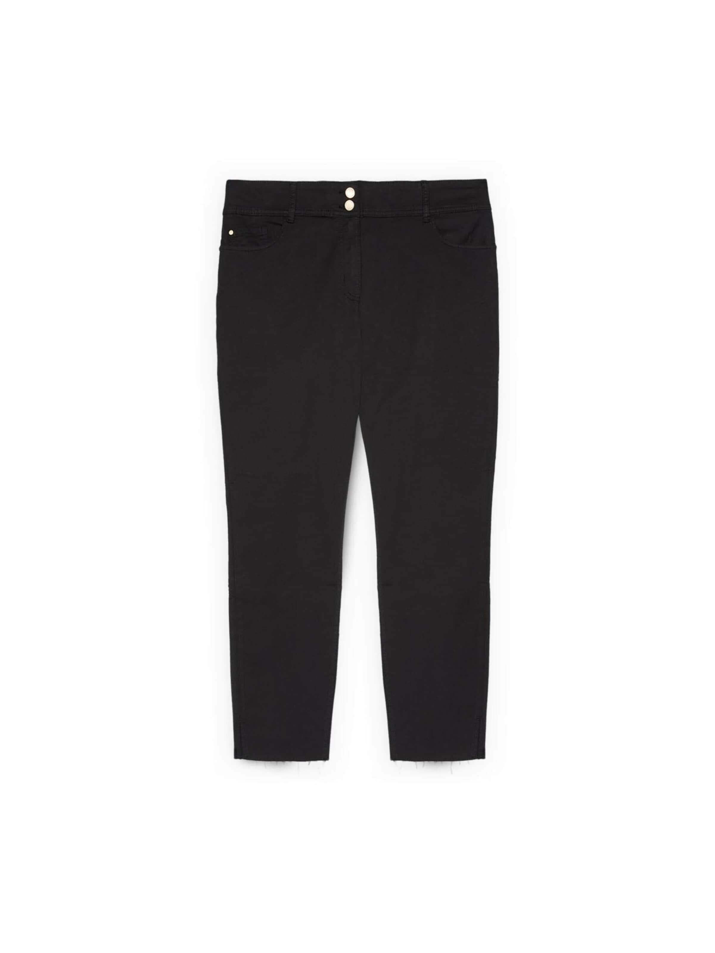 Pantaloni di Fiorella Rubino in nero: frontale