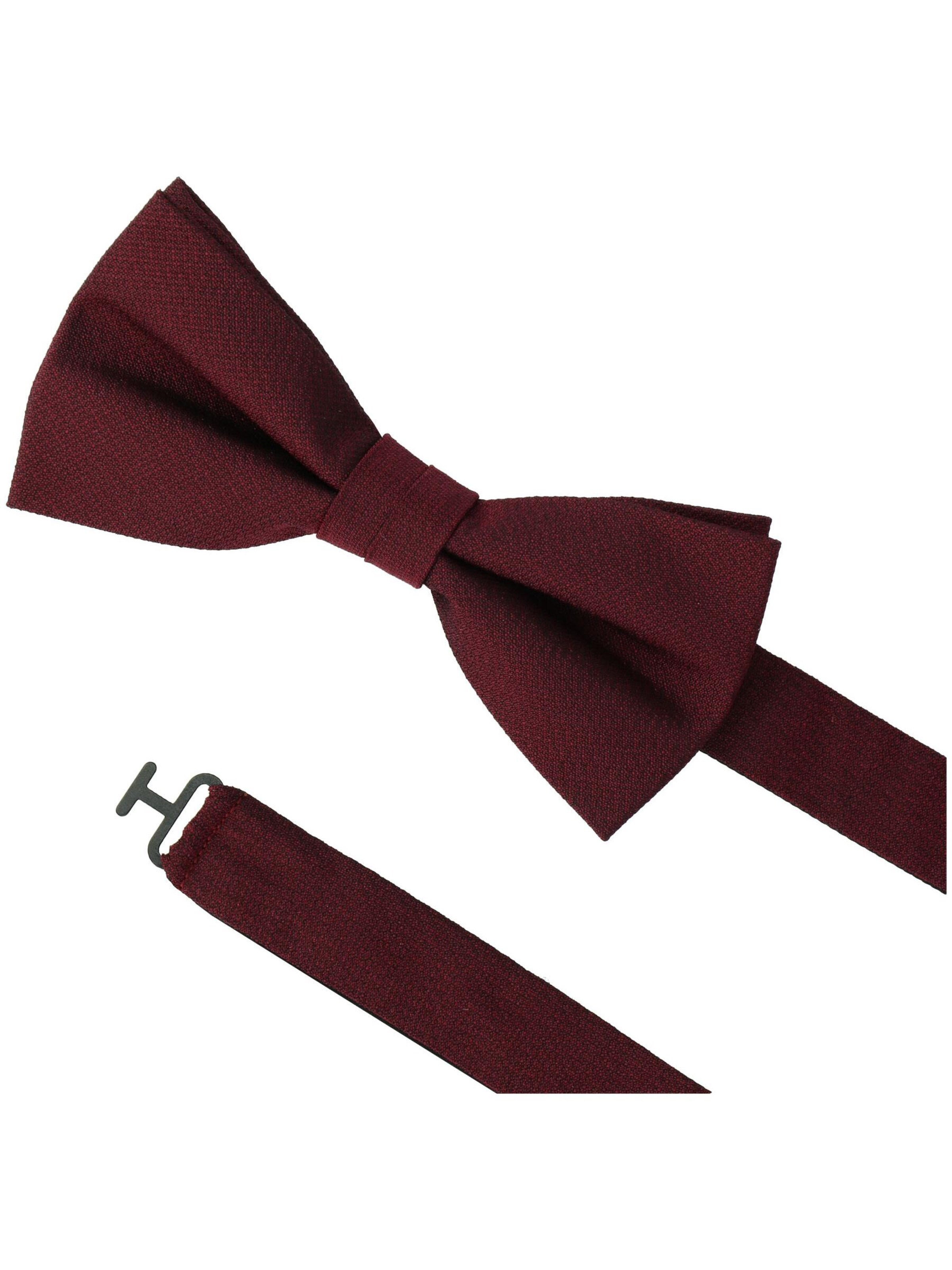WILLEN Bow Tie 'Uni Struktur' in Red