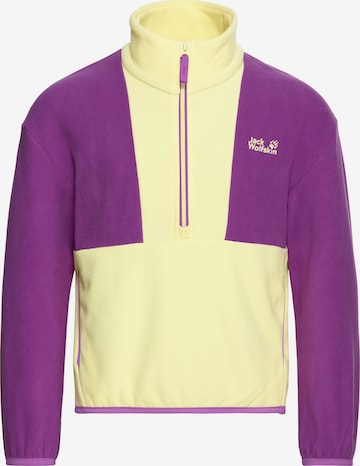 JACK WOLFSKIN Athletic Sweater in Yellow: front