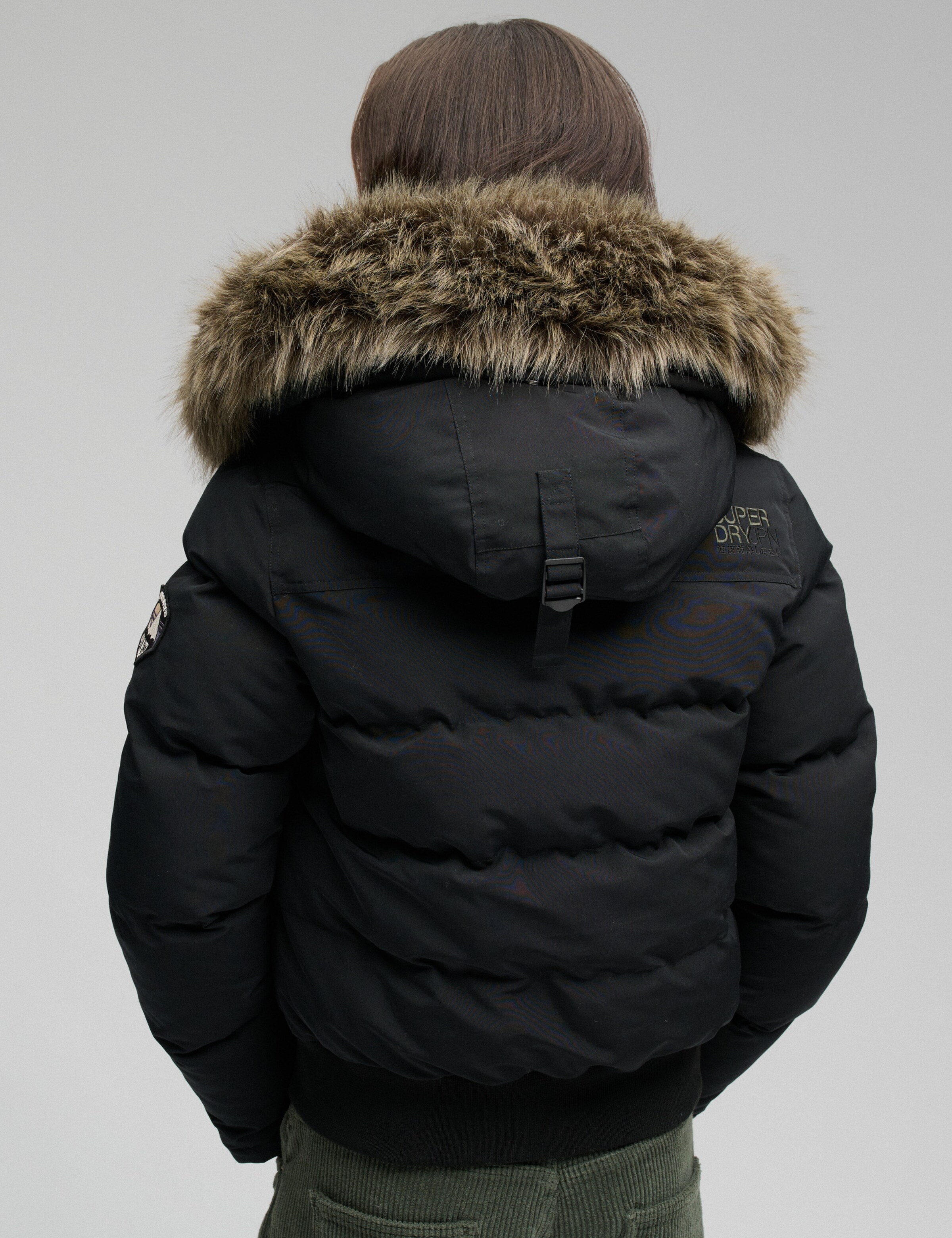 Superdry & Co Winter Jacket 'Everest' in Black