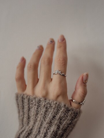 Hey Happiness Ring 'Fireworks' in Silber