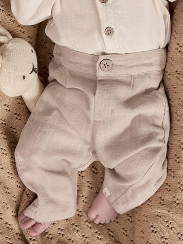 Lil'Atelier Regular Broek in Beige: voorkant