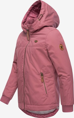 Ragwear Toiminnallinen takki 'Kristla' värissä vaaleanpunainen