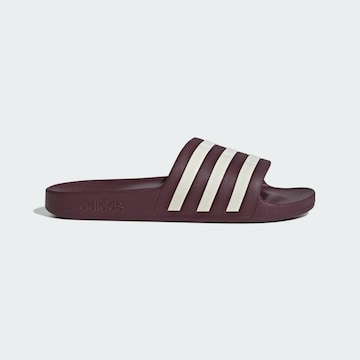 Claquettes / Tongs 'Adilette Aqua' ADIDAS PERFORMANCE en rouge