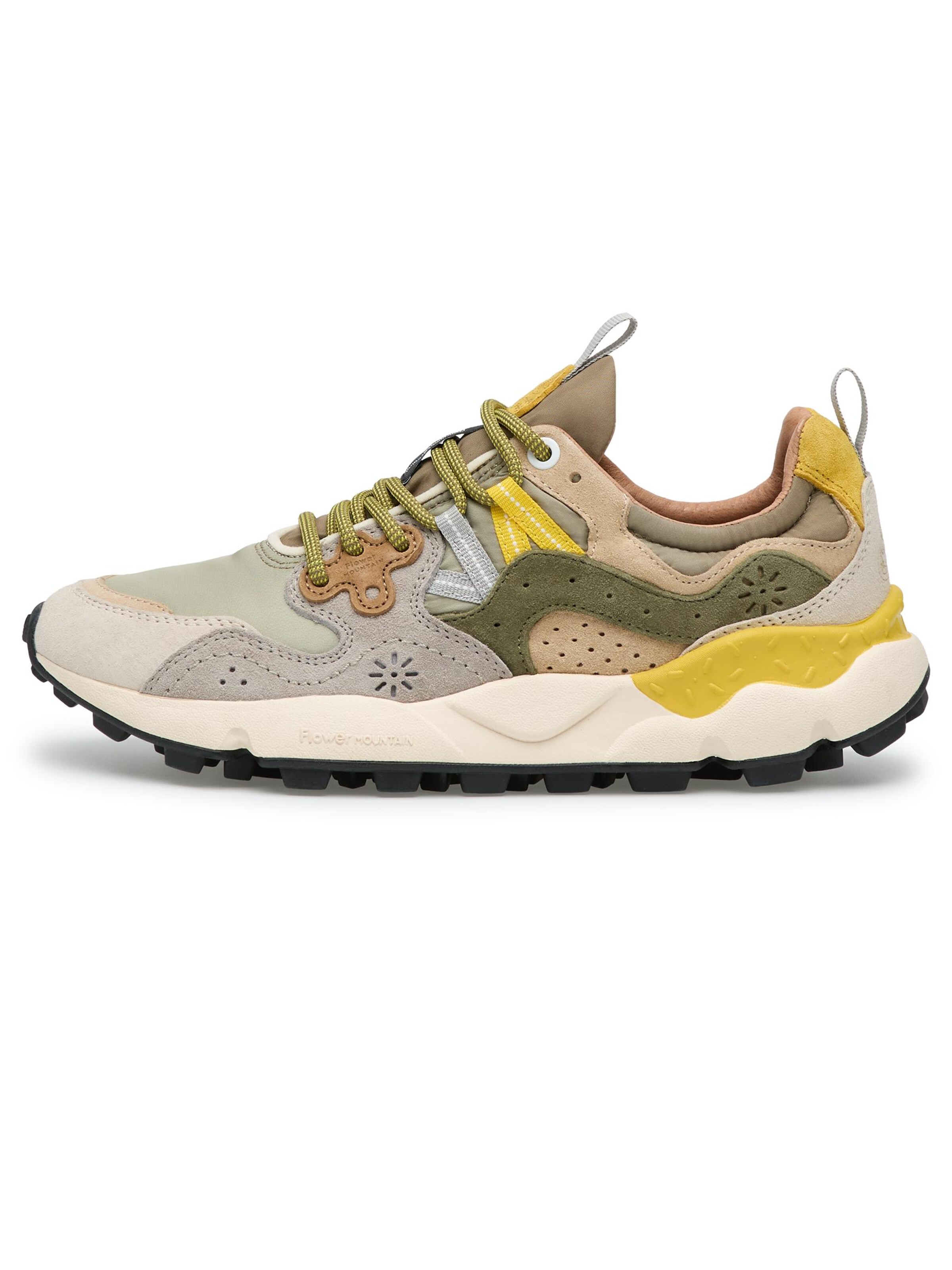 Baskets basses 'YAMANO 3 UNI' Flower Mountain en blanc : devant
