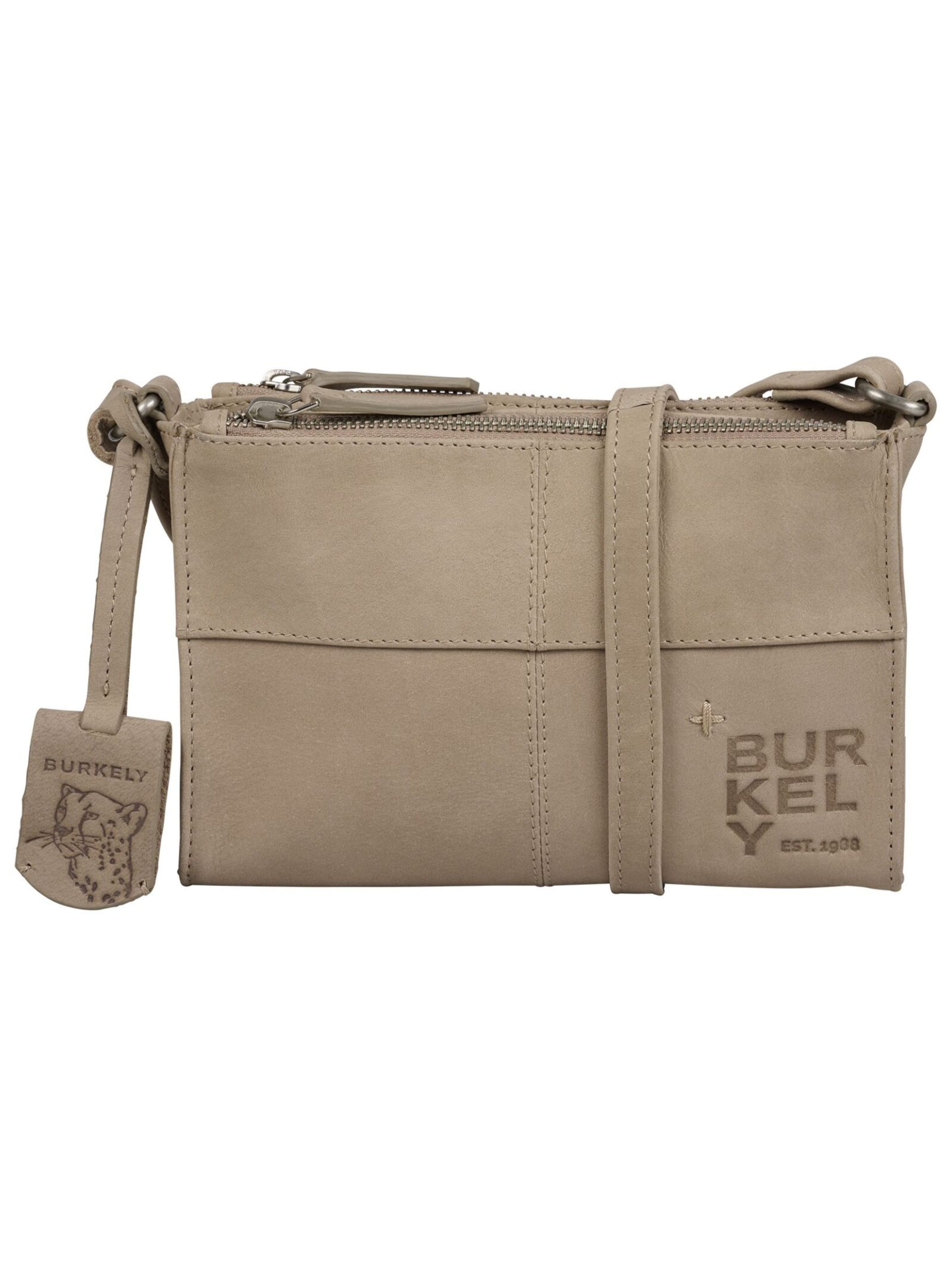 Borsa a tracolla di Burkely in grigio: frontale