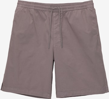Pull&Bear Lużny krój Spodnie w kolorze fioletowy: przód