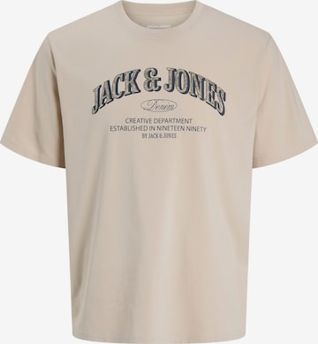 JACK & JONES Shirt 'JJEDENVER' in Beige: voorkant