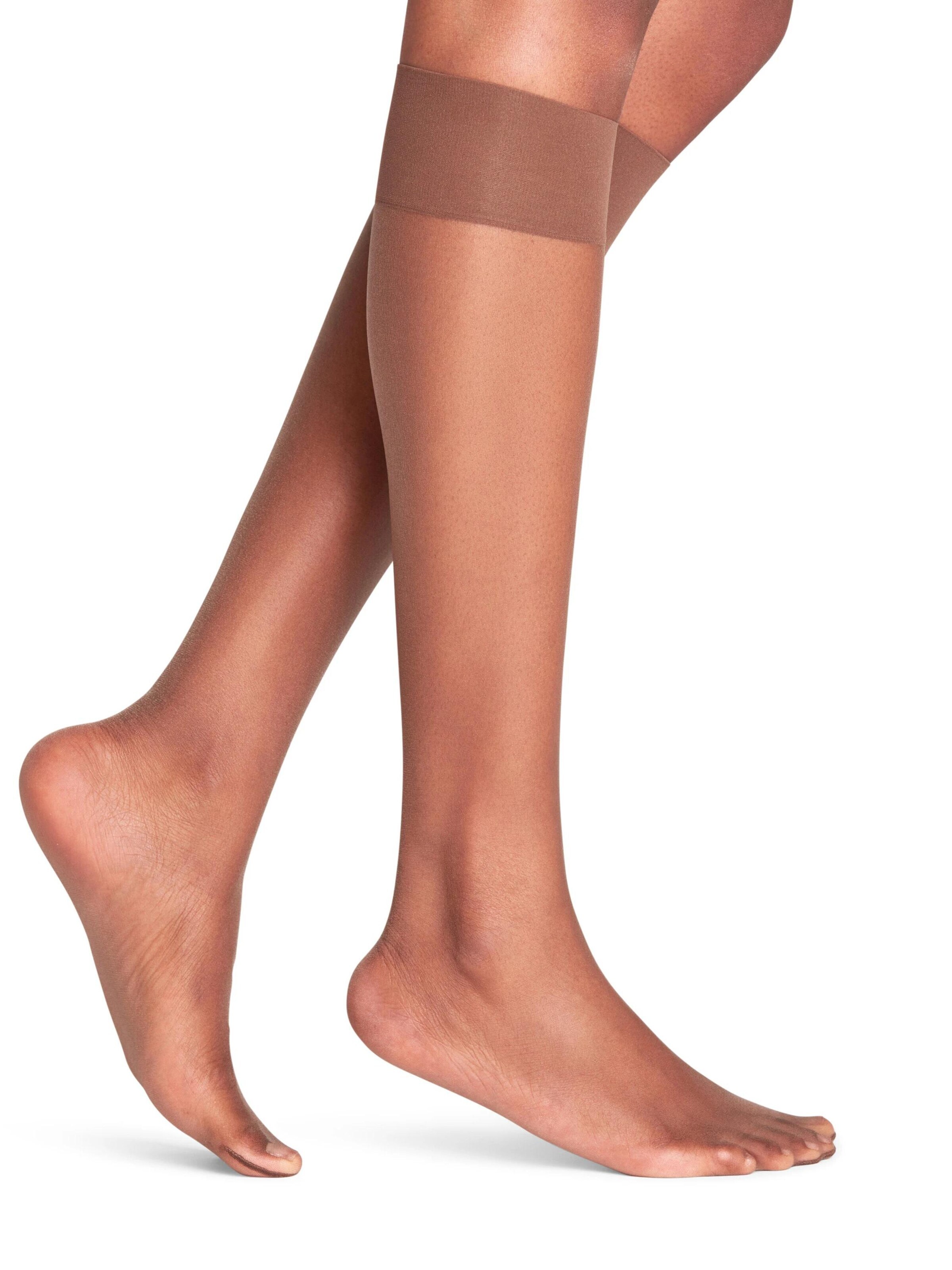 FALKE Overknee Strümpfe 'Shelina'‌ in Braun