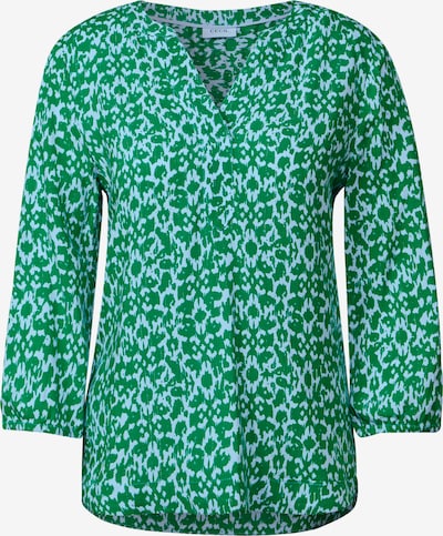 CECIL Print-Bluse mit Glitzer in blau, Produktansicht