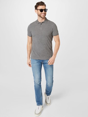 QS Poloshirt in Grau