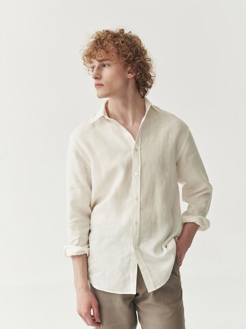 TATUUM Regular fit Button Up Shirt 'Loren' in Brown