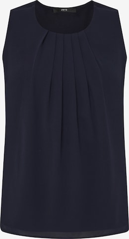 zero Blouse in Blue: front